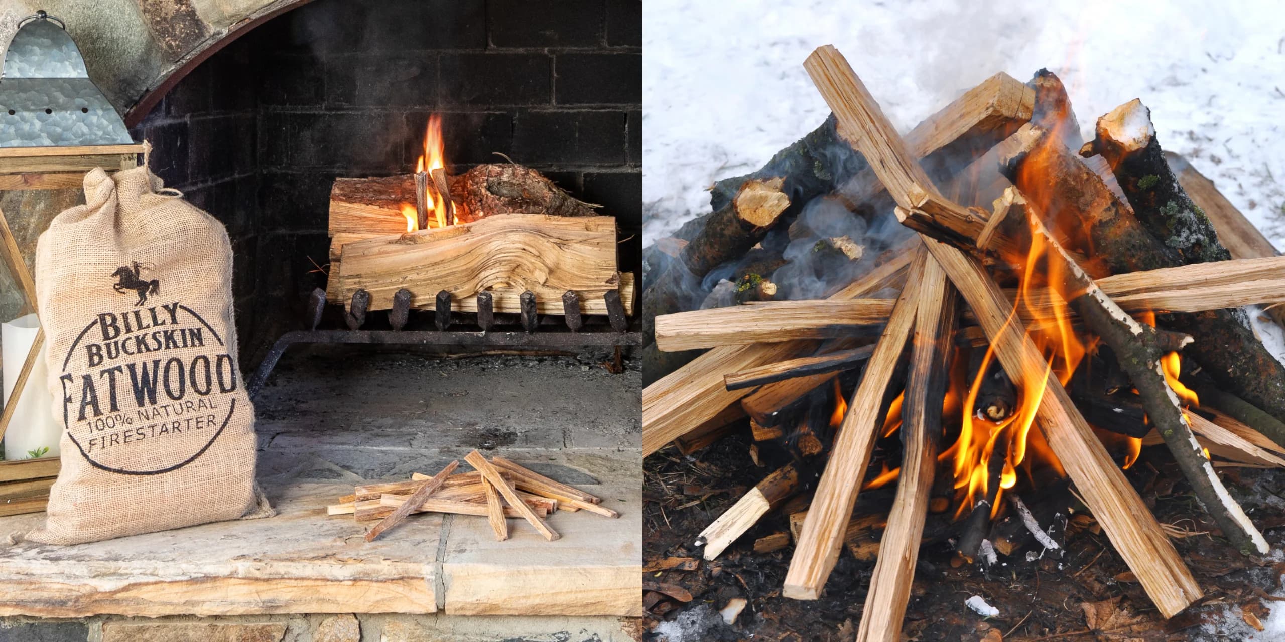 Billy Buckskin firestarter in use